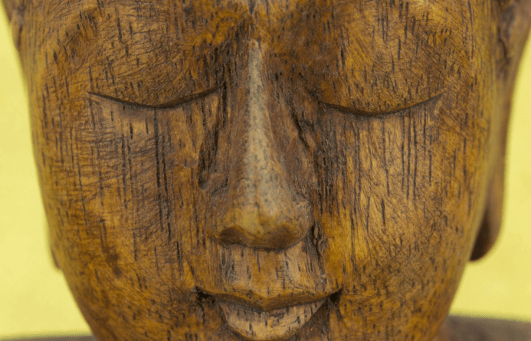 Statue de Bouddha en bois authentique, souvenir thailande